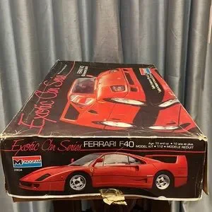 Monogram | Other | Ferrari F4 12 Scale Model Kit Monogram 40th 